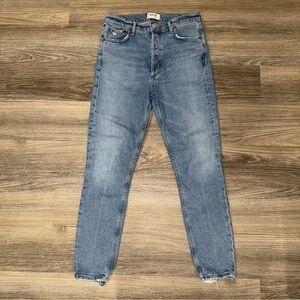 AGOLDE Women’s High Rise Straight Denim Jeans Button Fly‎ Size 27